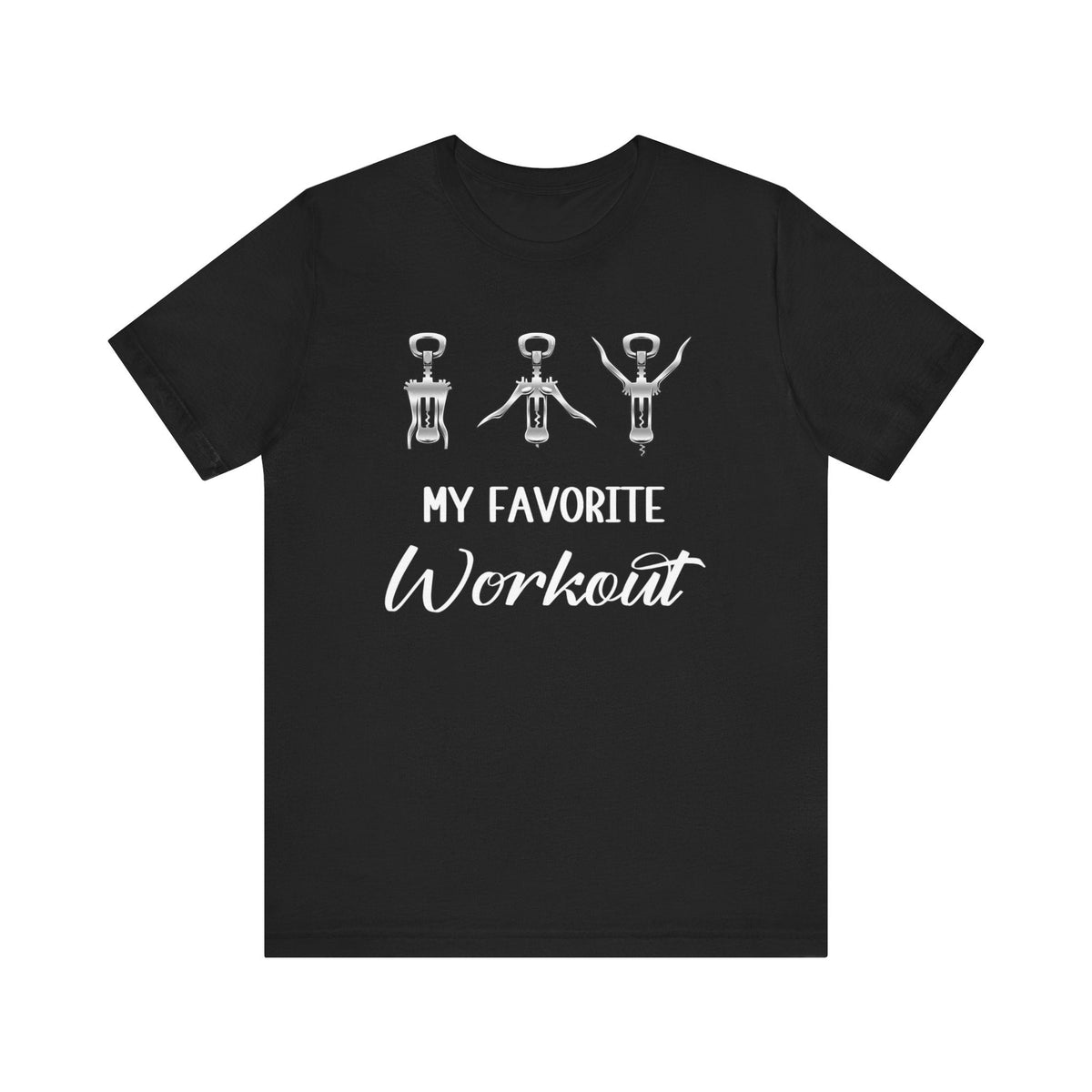 My Favorite workout | Deluxe Black Unisex Tee