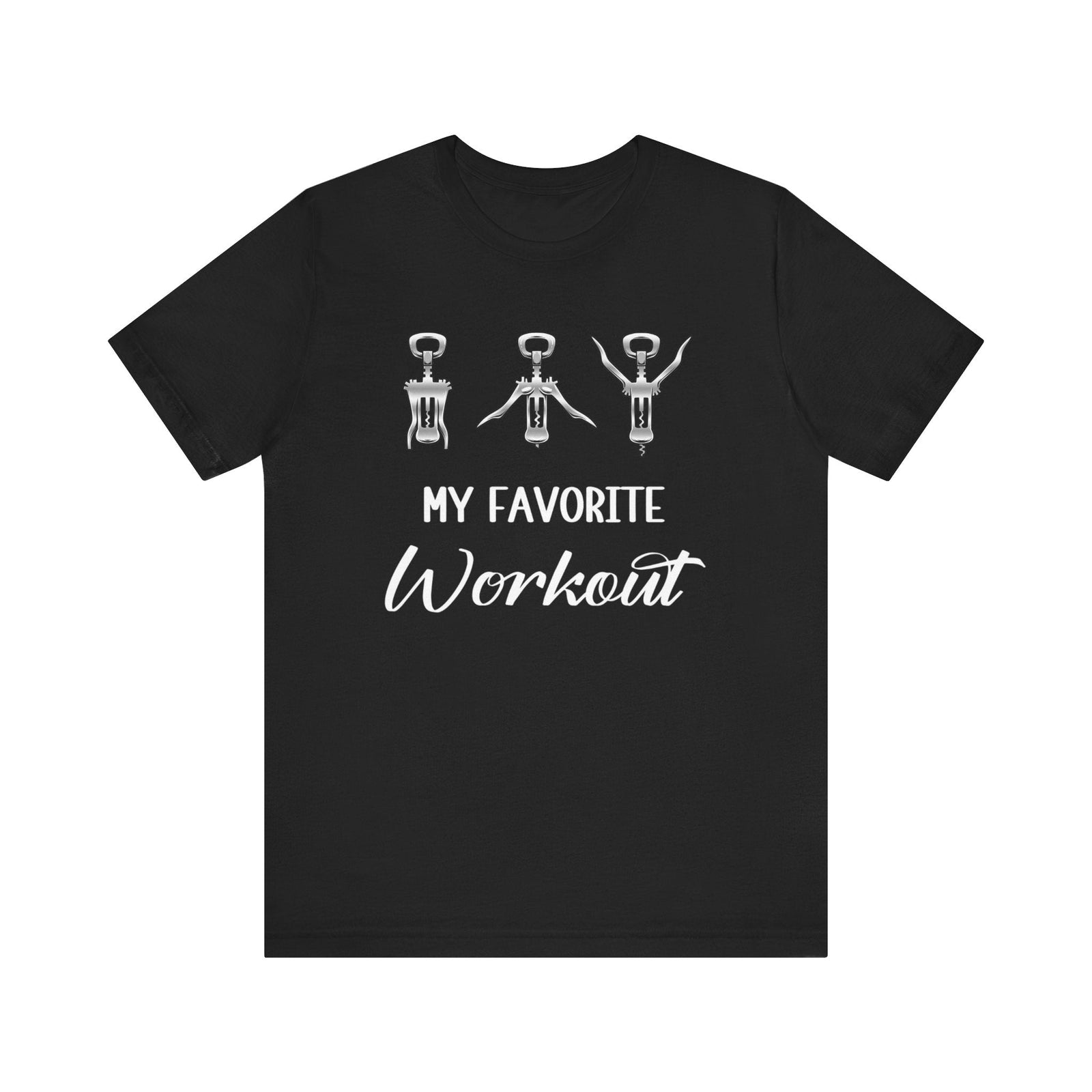 My Favorite workout | Deluxe Black Unisex Tee
