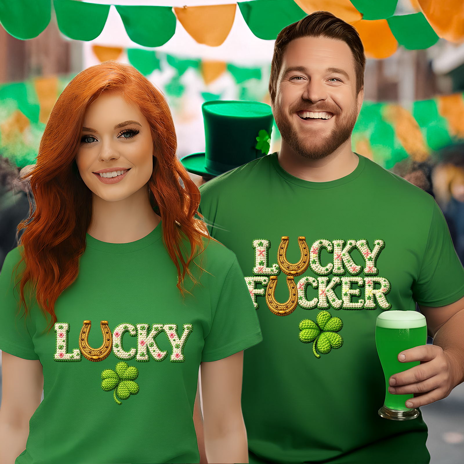Lucky & Lucky F Deluxe St Patrick's Day Tees {Limited Edition}