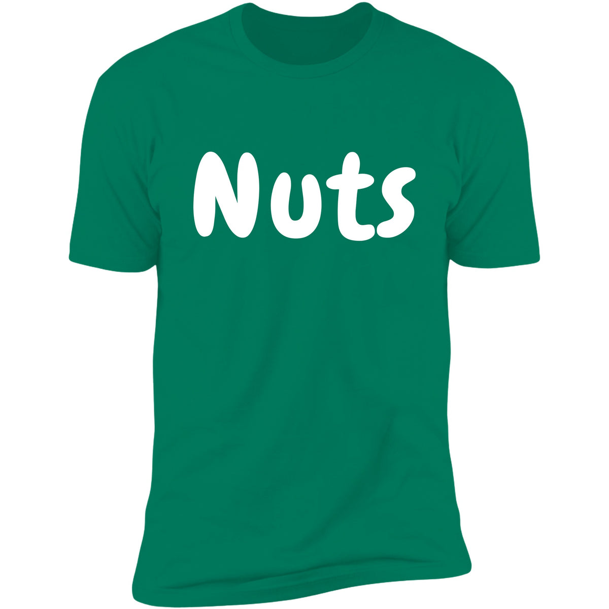 Nuts tee kelly green