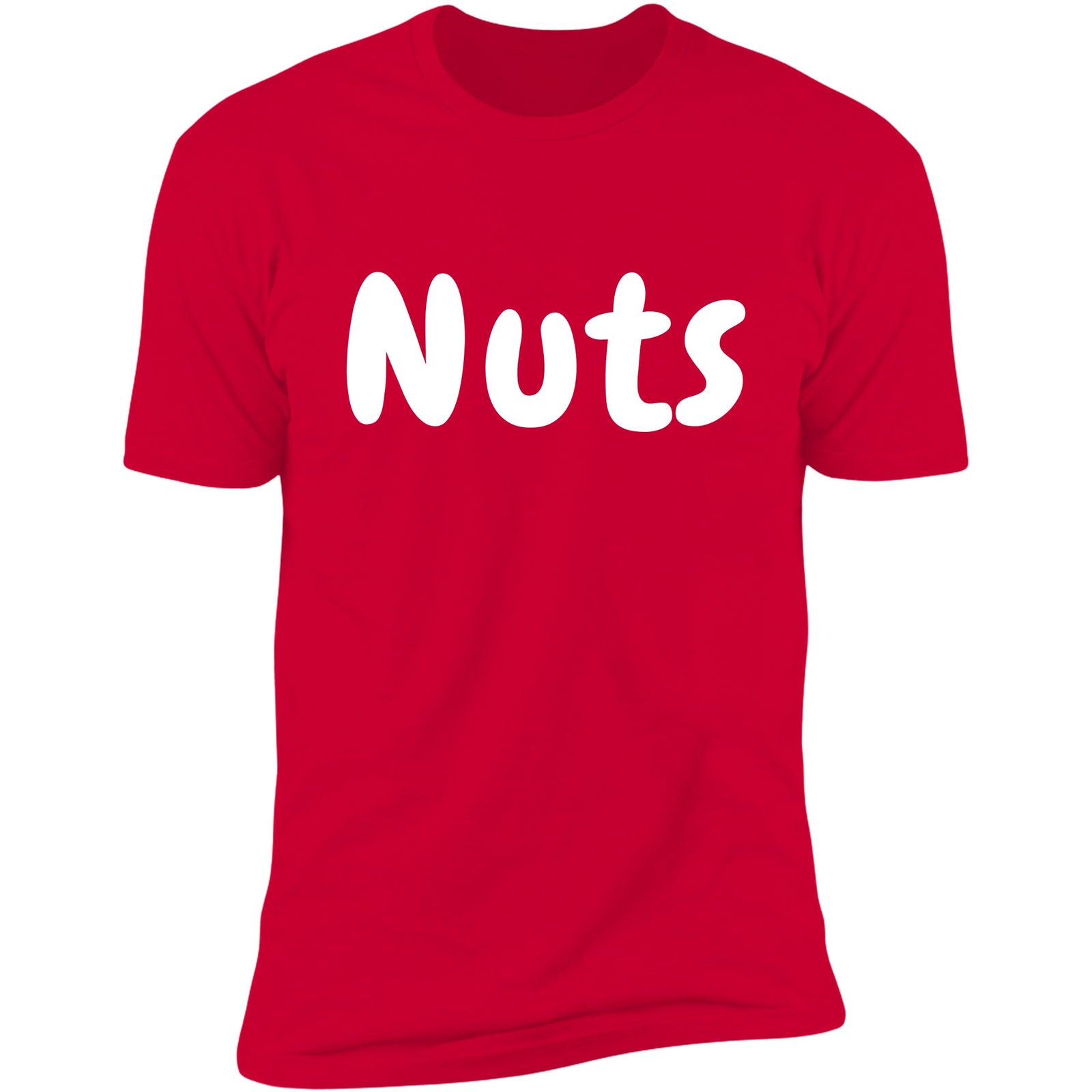 Nuts tee red