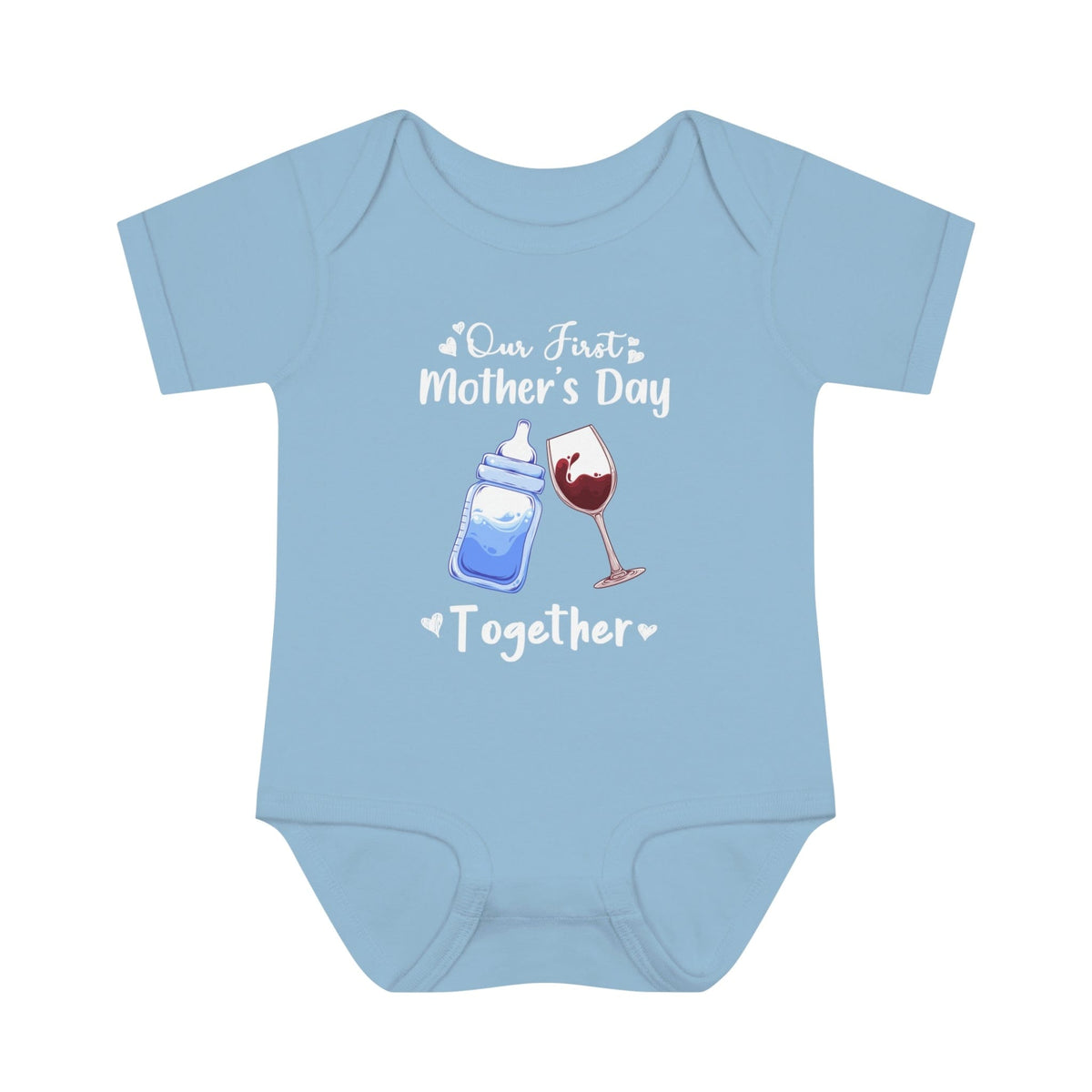 Our first mother's Day Together Infant Baby Rib Bodysuit