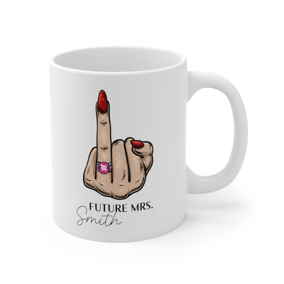 Personalized Engagement  Mug Ceramic Mug 11oz