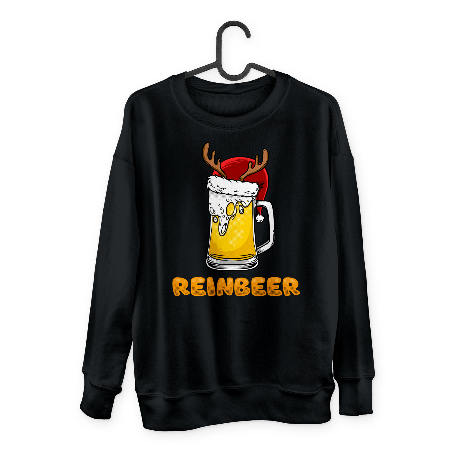 Reinbeer & WineDeer Couples Drinking Sweatshirts