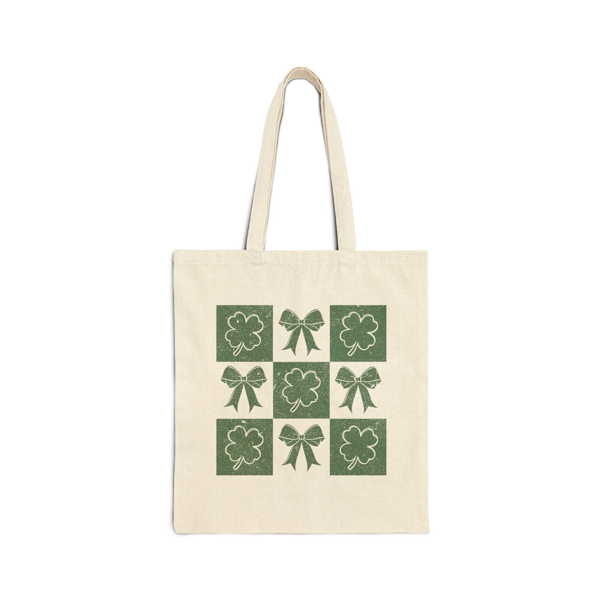 Retro Checkered Shamrock Tote: A Stylish St. Patrick’s Day Essential