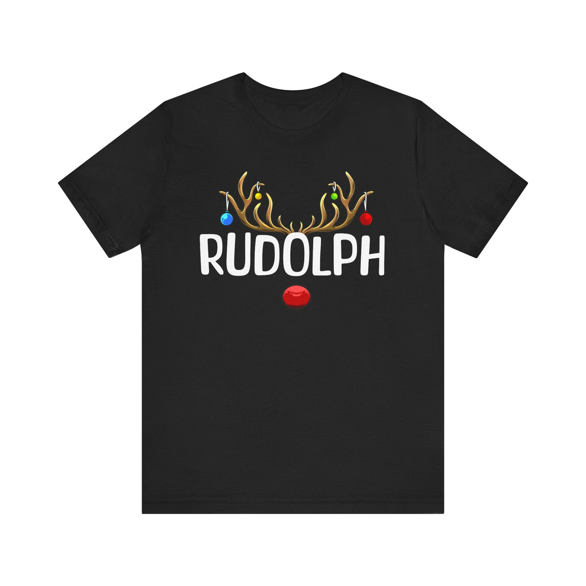 Rudolph | Deluxe Black Unisex Tee