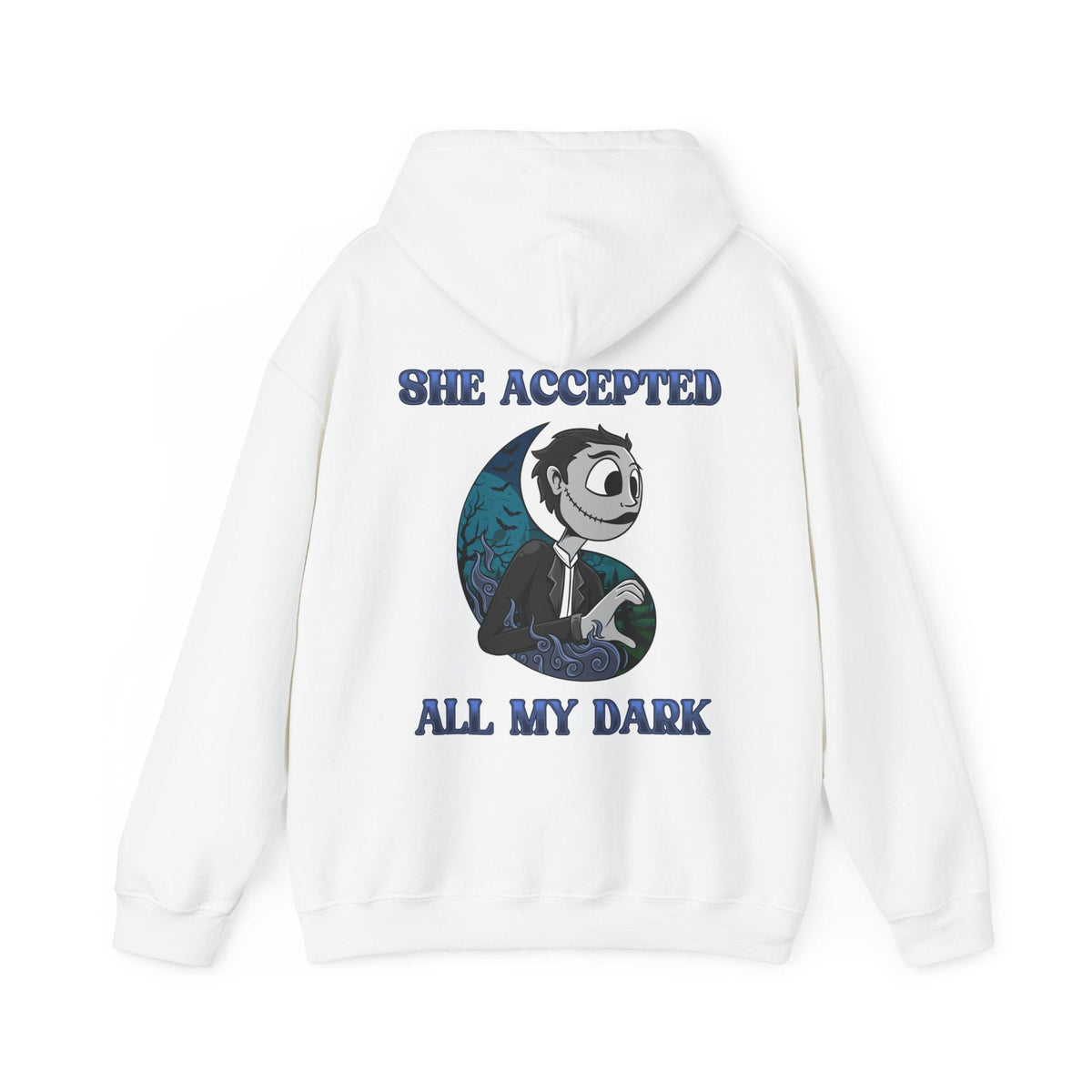 She Accepted all of my dark & He Sees all of my light Couples Hoodies