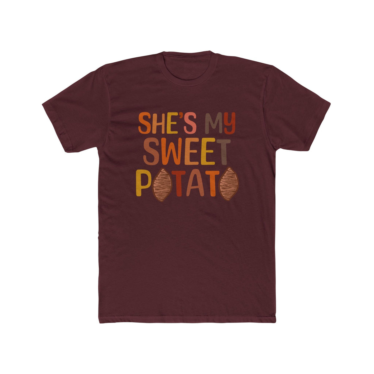 She's My Sweet Potato | Maroon Deluxe Unisex Tee