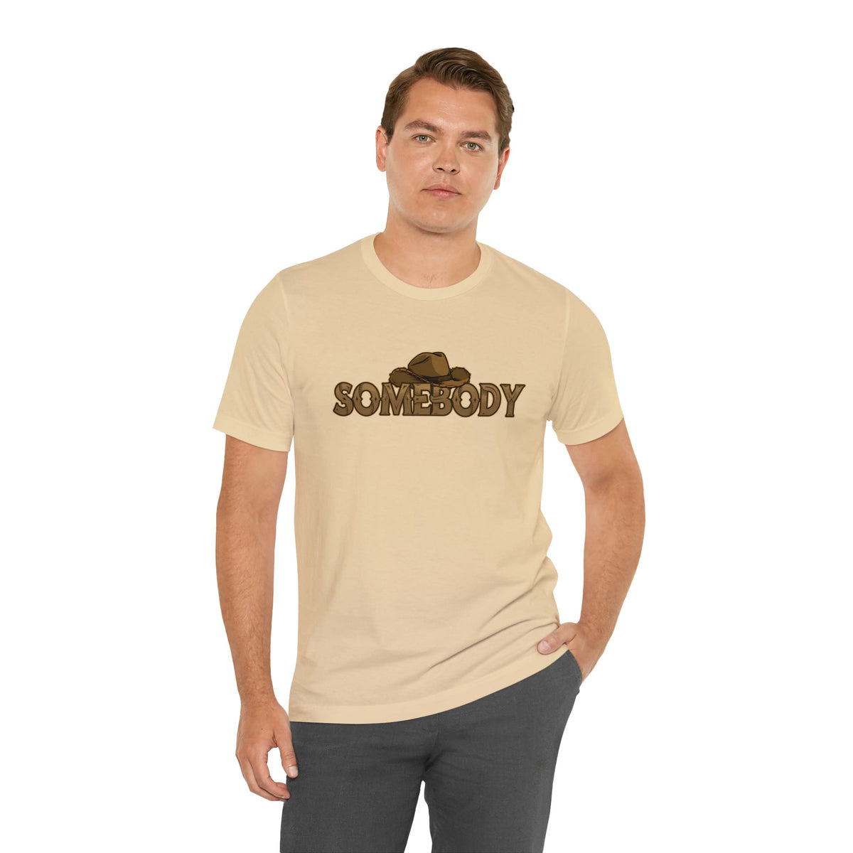 Somebody Soft Cream Deluxe Tee