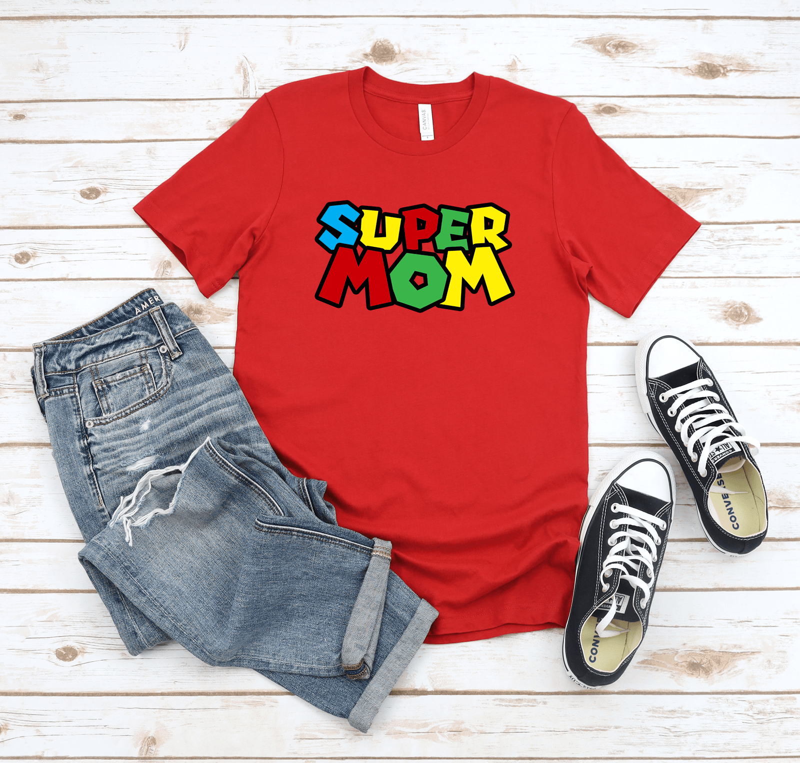 Super Mom Deluxe Mother's Day Shirt
