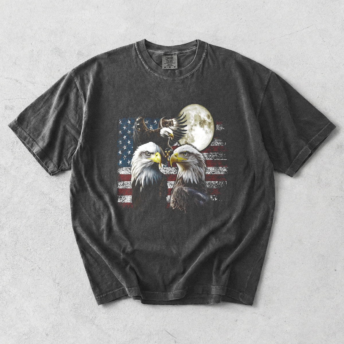 Three Eagles Moon on Pepper Comfort Colors 1717