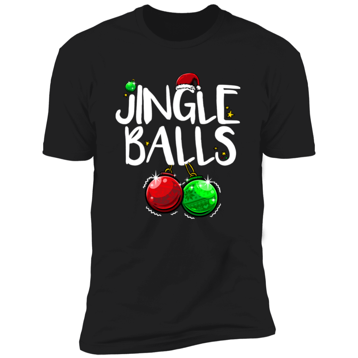 Tinsel Tits & Jingle Balls Tinsel Tits | Deluxe Black Tees