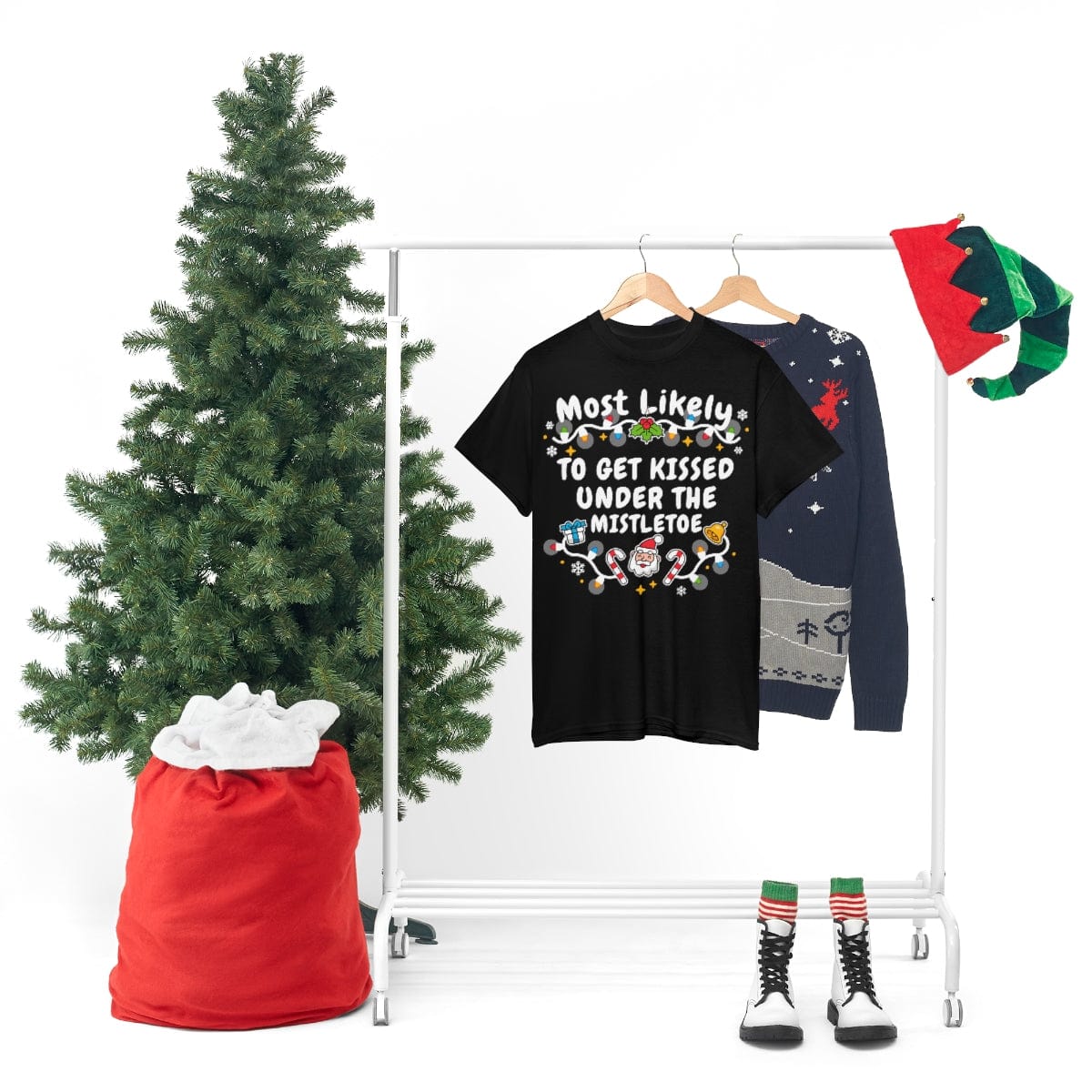 TO GET KISSED UNDER THE MISTLETOE