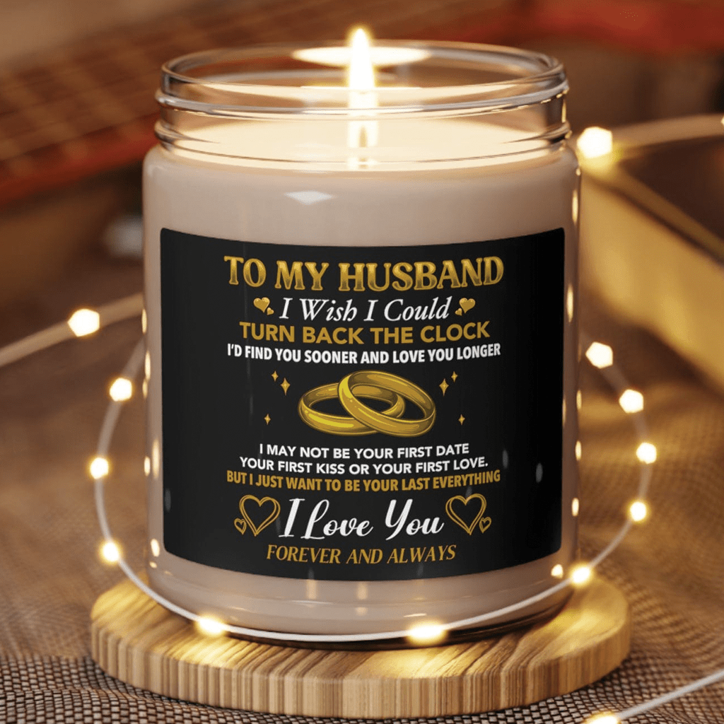 To My Husband Scented Soy Candle, 9oz