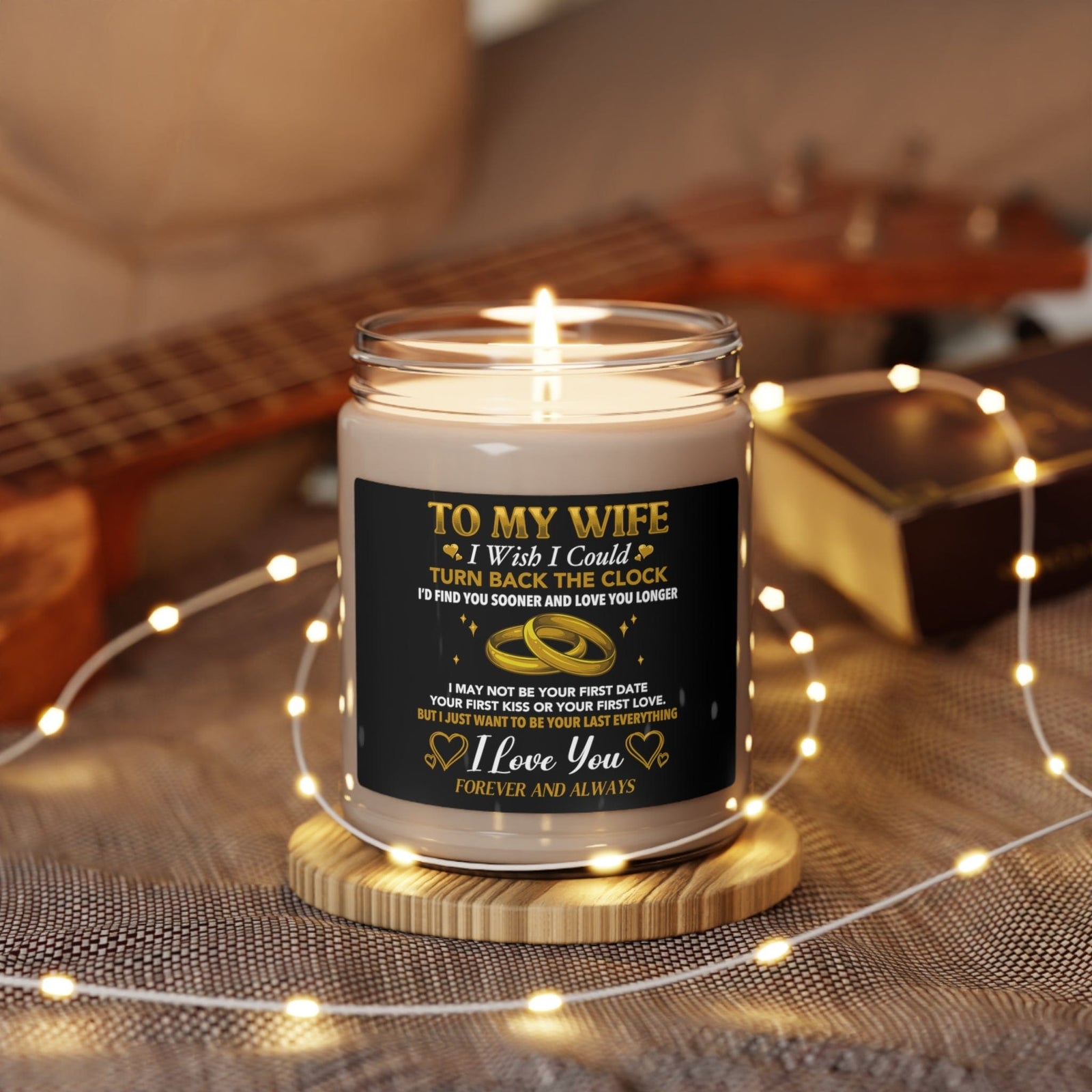 To My Wife Scented Soy Candle, 9oz
