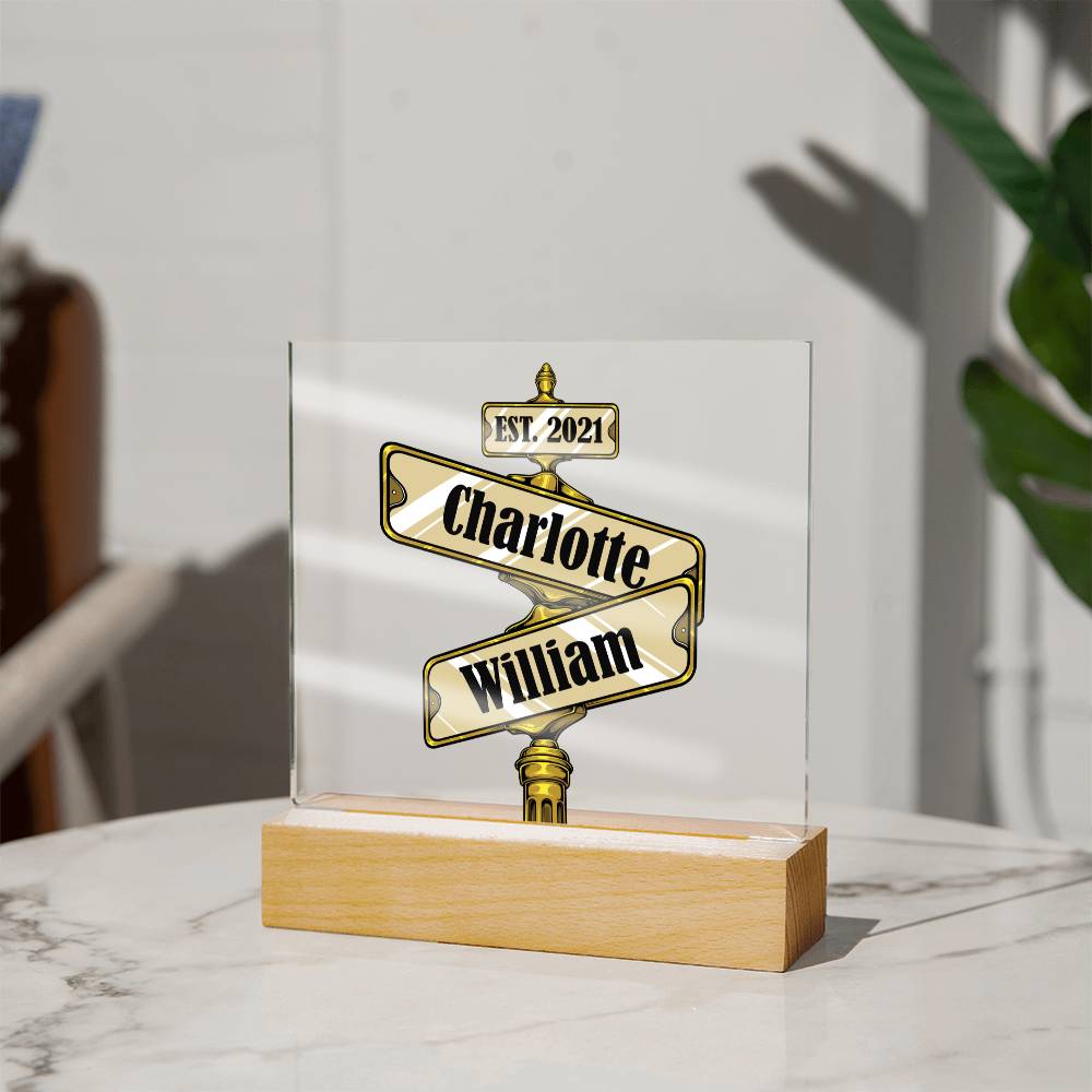 Valentine’s Day Surprise Personalized sign