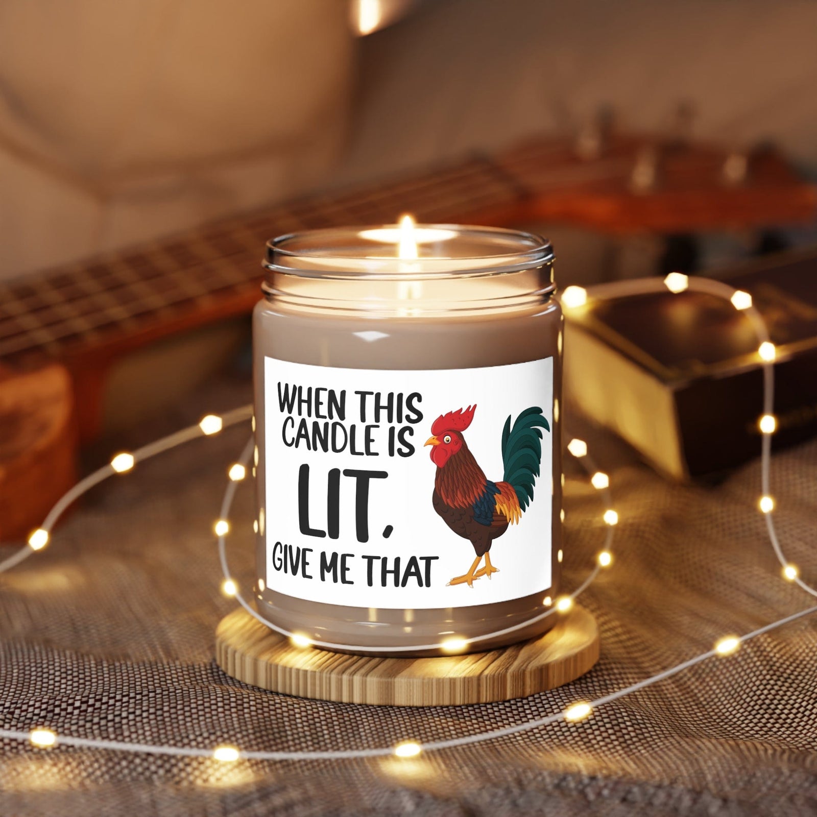 When this candle is lit. , 9oz