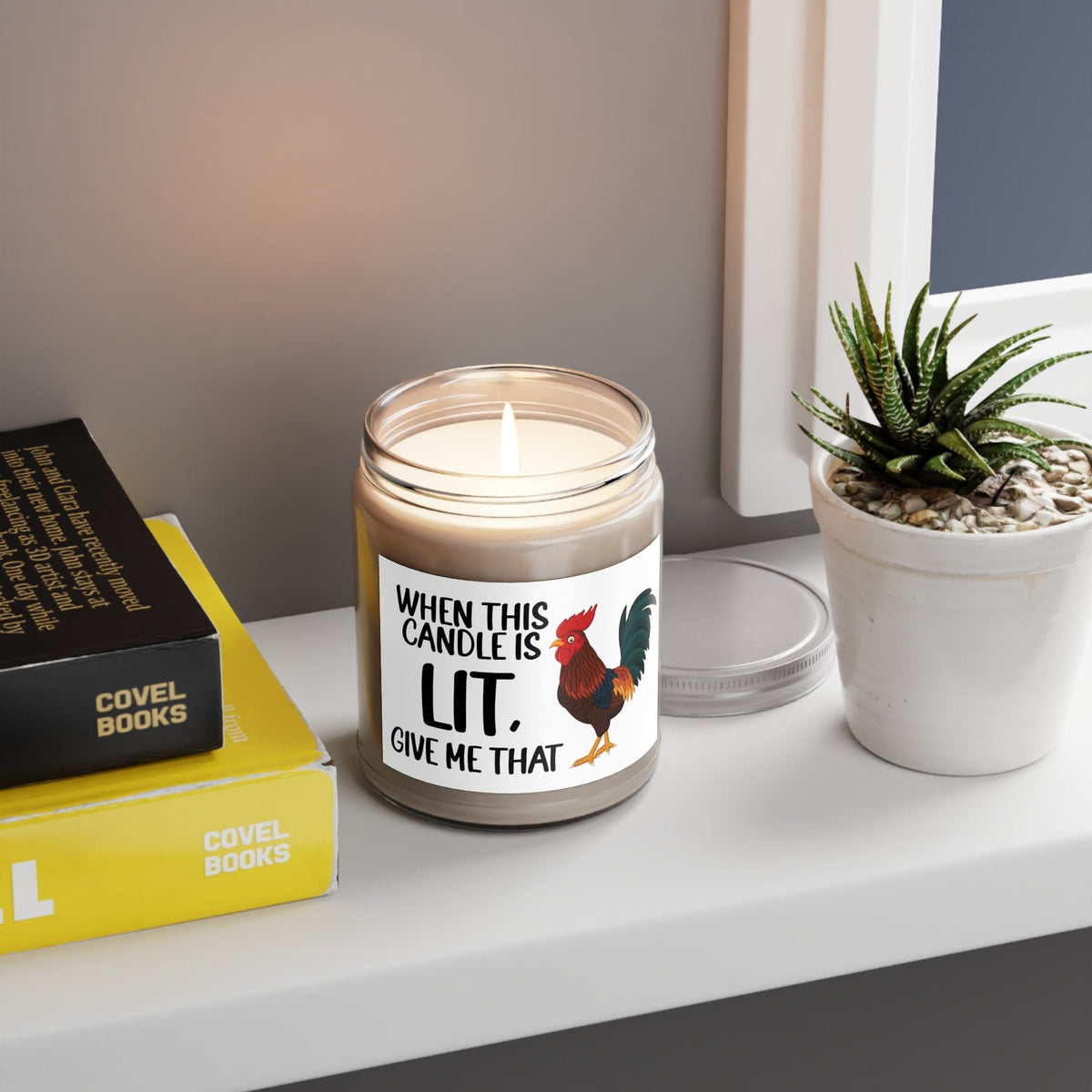 When this candle is lit. , 9oz