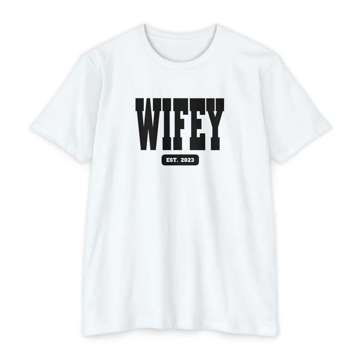 Wifey EST 2023 Unisex Jersey T-shirt