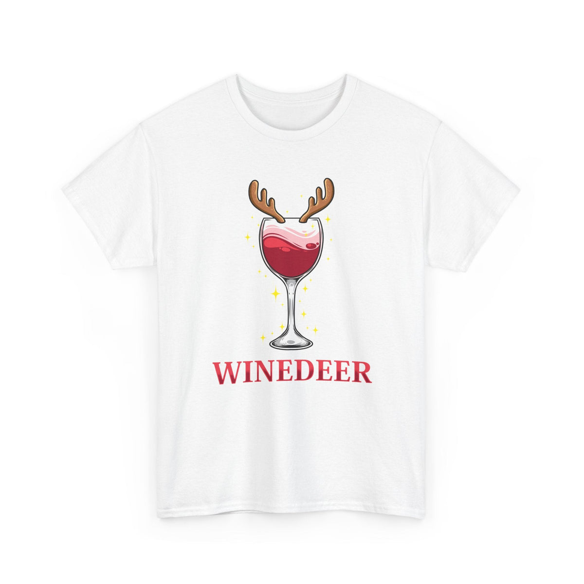 Wine Deer Black Unisex Tee (Unisex)